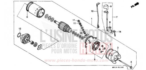 MOTEUR DE DEMARRAGE XRV750N de 1992